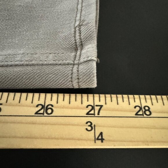 🟣 Spanx Womens Gray Skinny Legs Jegging Jeans Size Large - Picture 10 of 12